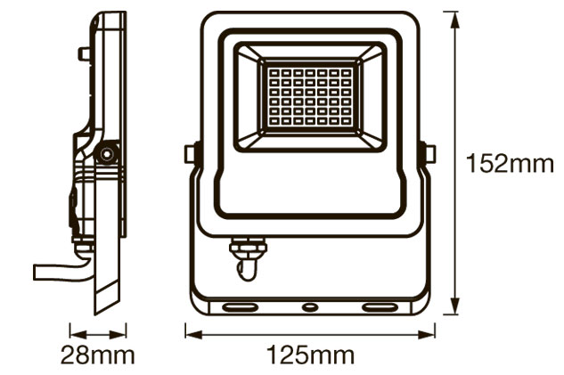 SMART OUTD WIFI FLOOD 20W RGBW DG